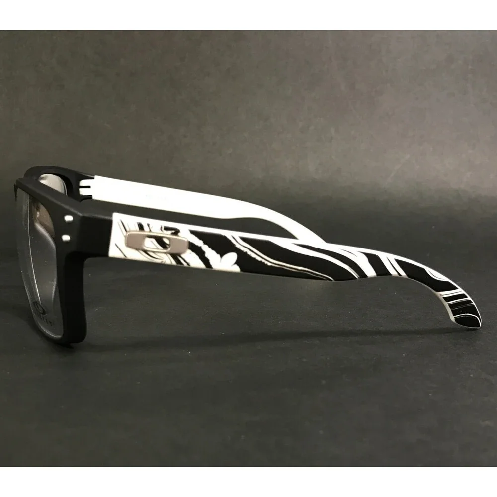 Oakley Eyeglasses Frames Holbrook OX8156-1556 Satin Black White Zebra 56-18-137